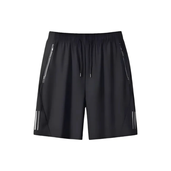 Short Masculino Bermuda 2 Bolsos Zíper Secagem Rápida Fina
