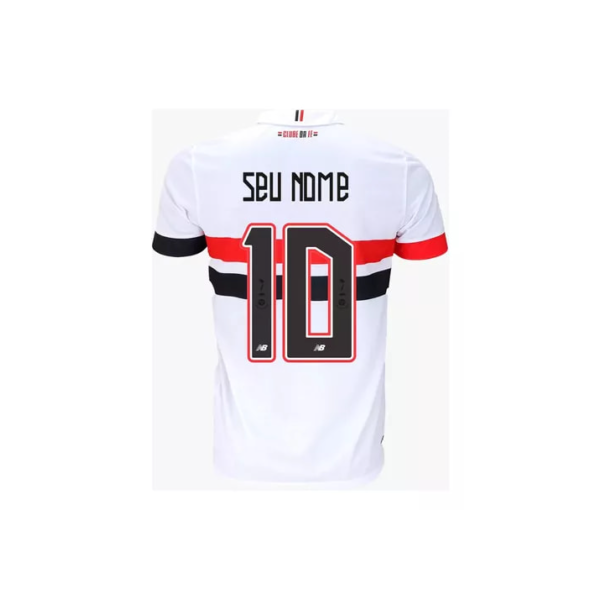 Camisa São Paulo 2023/24 Oficial Seu Nome + Patrocínio