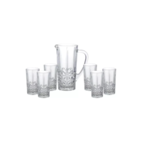 6 Copos Alto 270ml E 1 Jarra 1l Wolff Stella De Vidro