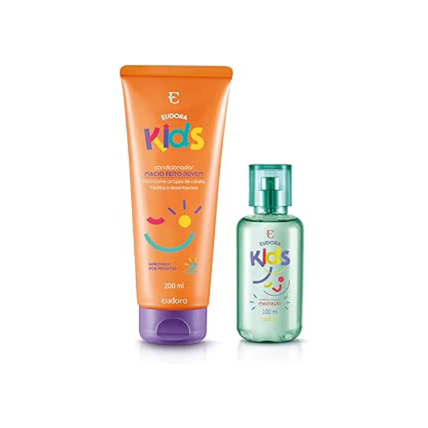 Combo Eudora Kids: Colônia Infantil 100ml + Condicionador 200ml