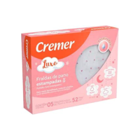Cremer Fralda Luxo Estampa Feminina Pc Com 5 Unidades