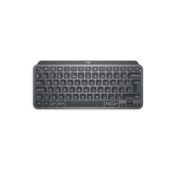 Teclado sem fio Logitech MX Keys Mini com Iluminação Inteligente, Conexão USB ou Bluetooth Easy-Switch para até 3 dispositivos e Bateria Recarregável - Grafite
