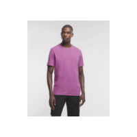 Camiseta Básica em Malha Flamê Rosa