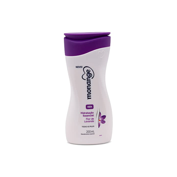 Monange Hidratante Desodorante Flor De Lavanda Branco 200 Ml