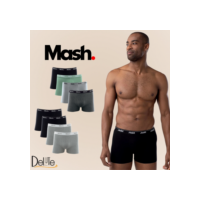 Kit Com 4 Cuecas Mash Modelo Boxer Box Em Algodao Cotton Masculino Adulto Basica