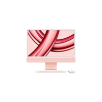 iMac Apple Tela Retina 24" 4.5K, Chip M3, CPU 8 Núcleos GPU 10 Núcleos, SSD 256GB, Rosa - MQRT3BZ/A