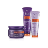 Eudora Kit Siàge Liso Intenso Shampoo + Condicionador + Máscara Capilar (Nova Versão)