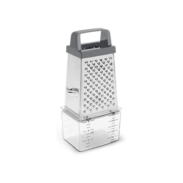 Ralador 4 Faces Com Coletor Top Pratic, 20,5 Cm, Brinox