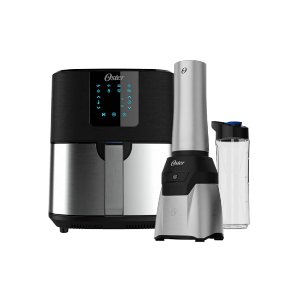 Oster Kit Blender Power Inox e Fritadeira Ultra Digital 4,8L Oster - 220V