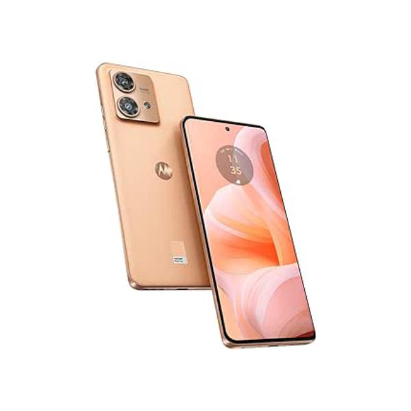 Smartphone Motorola Edge 40 Neo 16GB RAM Boost* 256GB Peach Fuzz - Vegan Leather