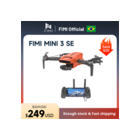 FIMI MINI 3 SE novo drone 4K 30fps Alcance de transmissão de vídeo de 9 km  híbrido de 3 eixos Gimbal 249g design ultraleve 12MP sensor de imagem rastreamento inteligente mini 3 pro drones  profissional de câmera drone