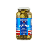 Pepinos em Conserva Agridoce Hemmer Vidro 440G