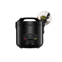 Panela Elétrica de Arroz Rizzo 5 Xícaras 400W Preta Elgin