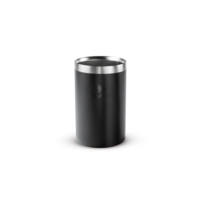 Stanley - Thermal Can Cooler, copo de aço isolado a vácuo de 295 ml para manter as bebidas frias, Black 2.0
