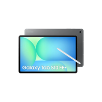Tablet Samsung Galaxy Tab S10 FE+ Wifi, 128GB, 8GB RAM, Tela Imersiva de 13.1" 90Hz, Camera Traseira de 8MP, Câmera Frontal de 13MP Ultra Wide, IP68, Android 15 Cinza