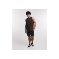 Bermuda Boardshort em Microfibra com Cordão e Estampa Floral Preto