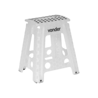 Banqueta Plástica Dobrável Altura 450mm - Vonder