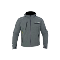 JAQUETA MOTOCICLISTA GP TECH TOUR CASUAL RESISTENTE À ÁGUA CINZA