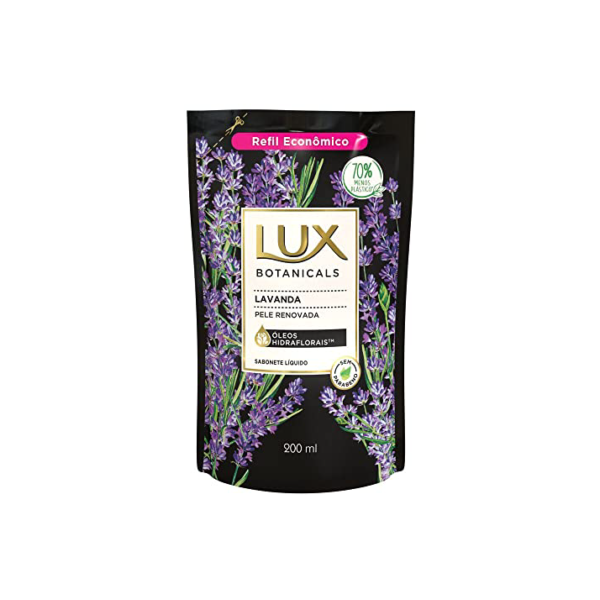 Sabonete Líquido Refil 200Ml Lavanda, Lux Suave, Lux