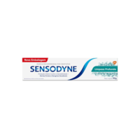 Sensodyne Creme Dental Limpeza Profunda com Flúor, Proteção Diária Contra a Sensibilidade, Dentes Fortes e Gengivas Saudáveis, Refrescância Prolongada, 90g