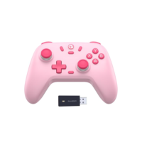 GameSir Nova Lite Controlador sem fio 2.4g para PC com Windows, iPhone, Android, Switch e Steam Deck, Controle Bluetooth Gamepad com gatilho de efeito Hall,vibração Rumble (Nova Lite(cor rosa))
