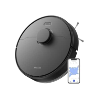 DREAME D9 Max Gen 2 Robô Aspirador e Passa Pano 2 em 1, 6000Pa Sução, 240 Min Autonomia, Navegação LDS, Controle por App/Voz, Mapeamento Inteligente,Tapetes e Cabelos de Pets