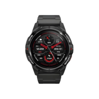 Mibro GS Active Smartwatch para homens e mulheres, Posicionamento GPS Tela AMOLED 1000Nits 5ATM à prova d'água 150 modos esportivos Relógio inteligente para Android iOS, Preto