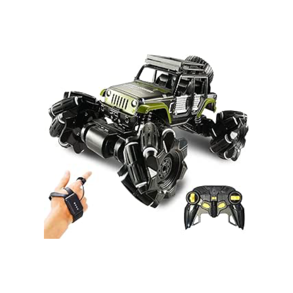 Replay Kids Carrinho de Controle Remoto 4x4 Gira 360 OffRoad