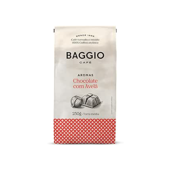 Baggio Café Café Torrado e Moído Aroma de Chocolate com Avelã 250g
