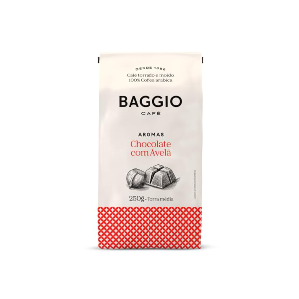 Baggio Café Café Torrado e Moído Aroma de Chocolate com Avelã 250g