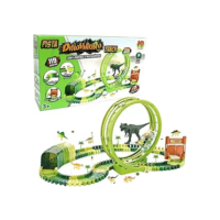 Pista Dinossauro Track com Looping e Acessórios 119 Peças + Carrinho, DM Toys, DMT6132
