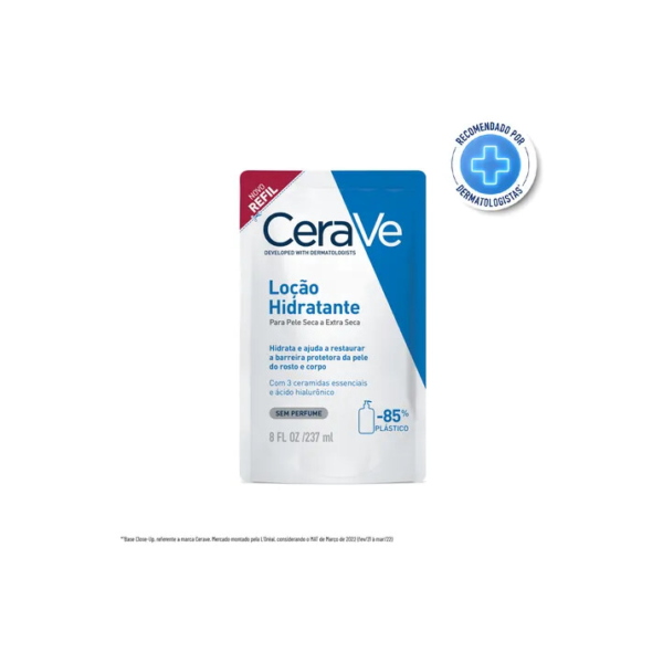 Loção Hidratante Para Pele Seca A Extra Seca Refil 237ml Cerave