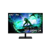 Monitor Gamer ARZOPA M1RC, 27" 2K QHD 180Hz IPS, 1ms, 115% sRGB, USB-C, HDMI, Display Port