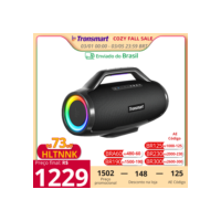 [do Brasil] caixa tronsmart apoiar karaoke microphone Tronsmart Bang Max caixa de som 130W com 3 Way Sistema de Som, 30h playtime, Sync Up 100 + alto-falantes, Controle APP