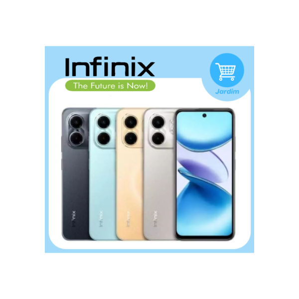 Infinix Smart 9 – Tela 6.7'' 120Hz, 128GB, 8GB RAM