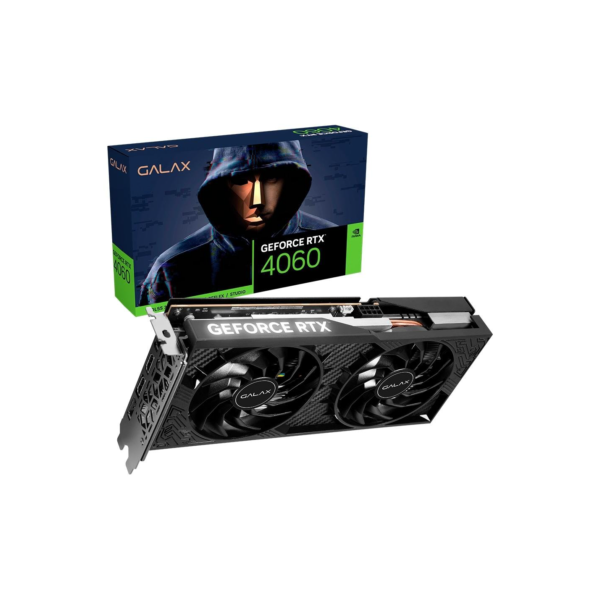 Placa de Vídeo RTX4060 1-Click OC 2X TecLab Lite GALAX NVIDIA GeForce, 8GB GDDR6,  G-SYNC, DLSS, Ray Tracing