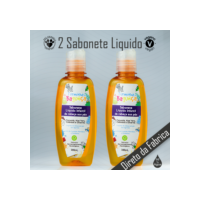 02 Sabonete Líquido Baby 200 Ml - Turminha Da Bagunça - Produto 100% Vegano
