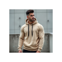 Moletom Canguru Unissex Blusa de Frio Feminino e Masculino Com Capuz Moletom Algodão GuGi MLT01-LISO