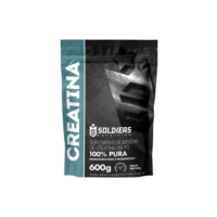 Creatina Monohidratada 600g 100% Pura Soldiers Nutrition Sem Sabor