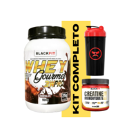 KIT Whey + creatina + Coqueteleira pro fit  Growth Fit creatina Pre treino Massa muscular [wg+crea+cok]]