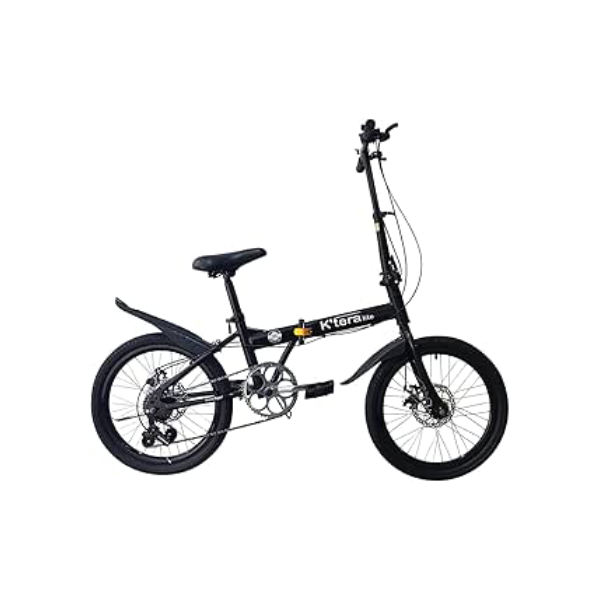 Bicicleta Dobrável Aro 20 7v Freio a Disco K'tera Lite - Preto