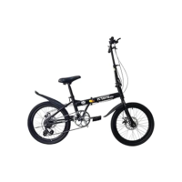 Bicicleta Dobrável Aro 20 7v Freio a Disco K'tera Lite - Preto