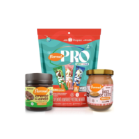 Kit Pouch Barras De Proteina Sortidas Shopee + Doce De Leite Cremoso Zero + Creme De Avelã Crocante Flormel