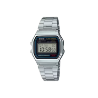 Relógio de Pulso Unissex Original Casio Vintage Digital A158WA-1DF
