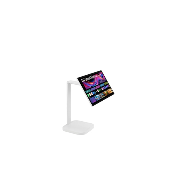 Monitor Touch LG Swing 32U889SA-W IPS Streaming webOS 4K UHD 32" USB-C base móvel com rodas - 32U889SA-W | LG BR