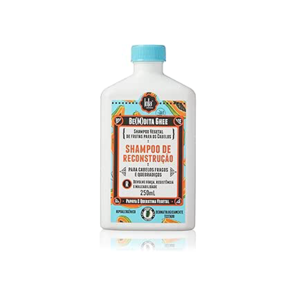 Shampoo Ghee De Reconstrução Mamão 250 ml, Lola Cosmetics