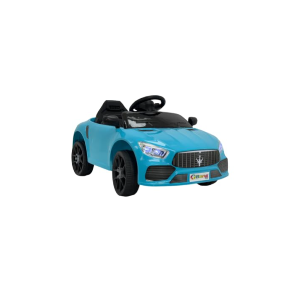 Bang Toys - Carrinho Elétrico Infantil Striker X10 12V - com Luzes de LED, Sons, Entrada USB/MP3, Bluetooth, Controle Remoto - Suporta até 30kg - Cor Azul