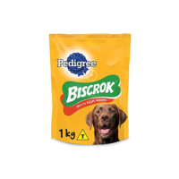PEDIGREE Biscoito Pedigree Biscrok Para Cães Adultos Raças Grandes 1 Kg