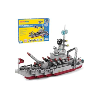 Conjunto de Blocos de Montar Construção de Batalha Naval, Brinquedo 8 em 1, Brinquedo STEM para Crianças