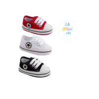 Kit 3 pares de tênis  unisex para bebê